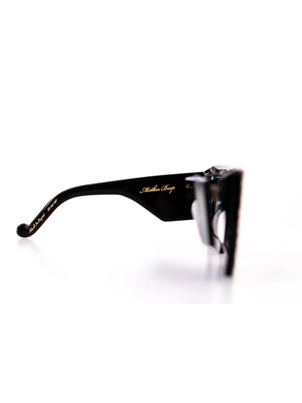 New Anna Karin Karlsson Mother Beep Ice Crystal Black Sunglasses Authentic